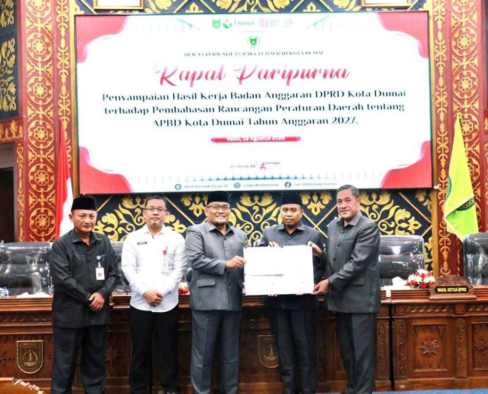 DPRD dan Pemko Dumai Sepakati Struktur APBD 2027