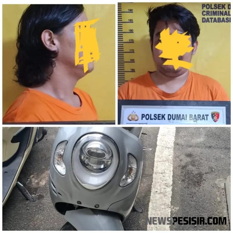 Terungkap! Motor Scoopy Hilang dari Parkiran RS Pertamina Dumai Berujung ke Kasus Penadahan