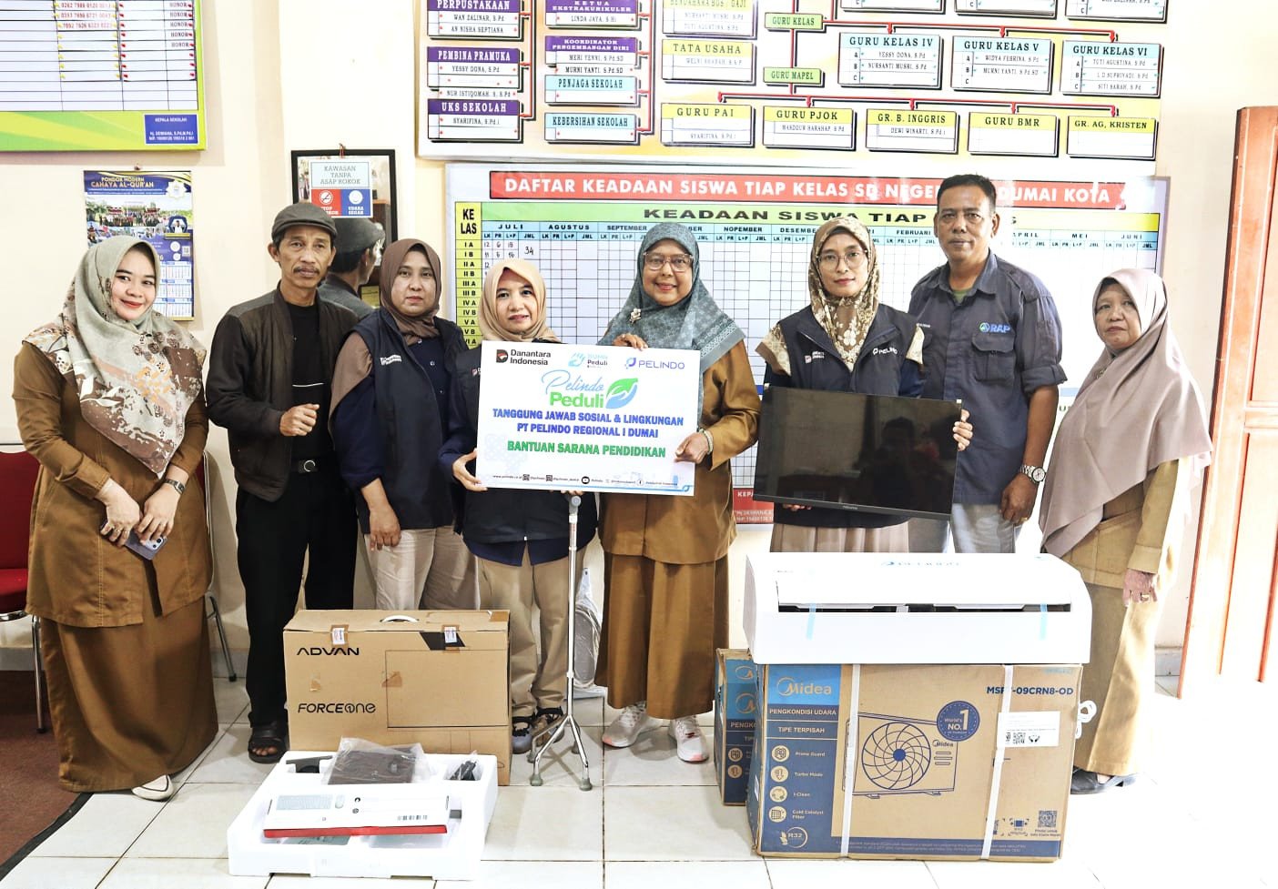Pelindo Dumai Dukung Transformasi Pembelajaran Digital di SD Negeri 11