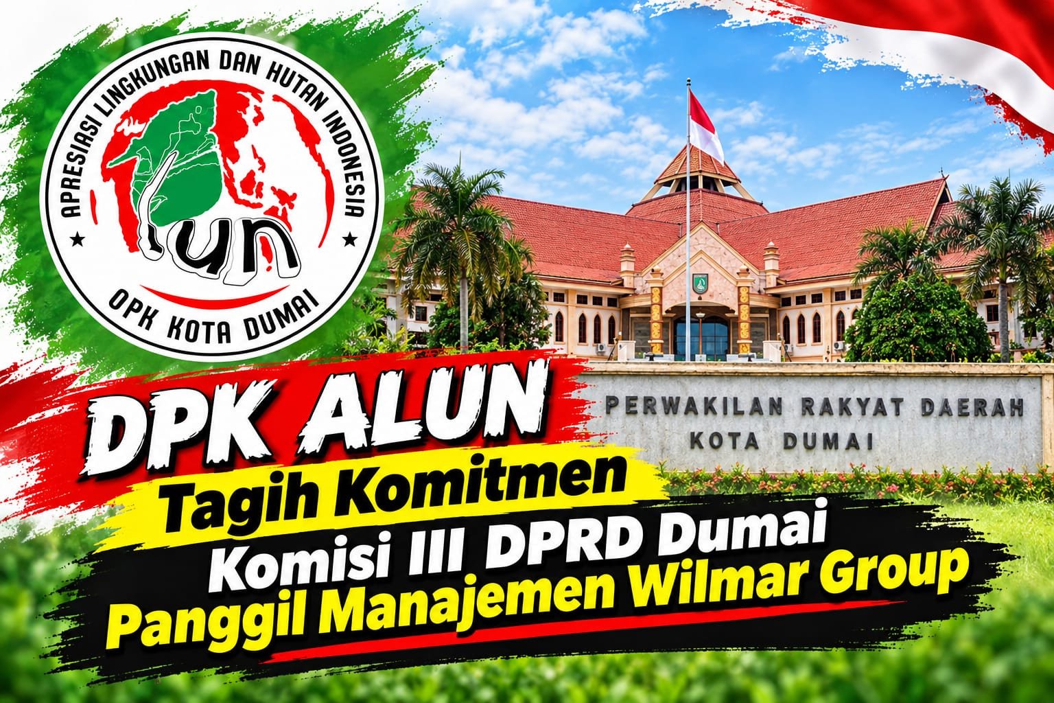 Kasus Dugaan Material Limbah di Kawasan Wilmar Disorot Lagi, DPK ALUN Tagih Janji DPRD Dumai