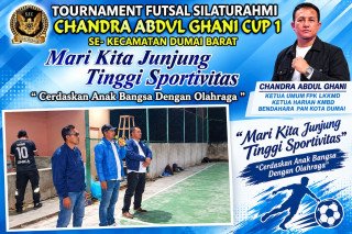 Chandra Abdul Gani Cup 1 Digelar, Wadah Pembinaan Atlet Futsal Muda Dumai Barat