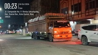 Angkutan Berat Diduga Masuk Kota Tanpa Izin, Aktivitas Bongkar Muat Dini Hari Jadi Sorotan