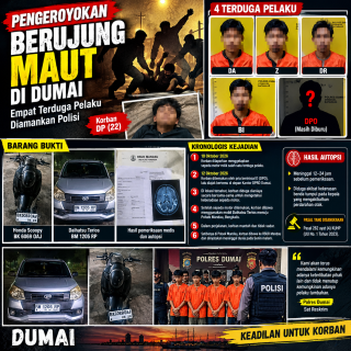 Motor Ditemukan, Nyawa Melayang: Empat Orang Diamankan dalam Kasus Kematian Pria 22 Tahun